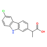 2-(6-chloro-9h-carbazol-2-yl)propanoic Acid