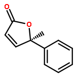 2(5H)-Furanone, 5-methyl-5-phenyl-, (5R)-