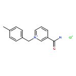 Pyridinium, 3-(aminocarbonyl)-1-[(4-methylphenyl)methyl]-, chloride