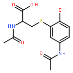 L-Cysteine,N-acetyl-S-[5-(acetylamino)-2-hydroxyphenyl]-