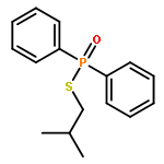 PHOSPHINOTHIOIC ACID, DIPHENYL-, S-(2-METHYLPROPYL) ESTER