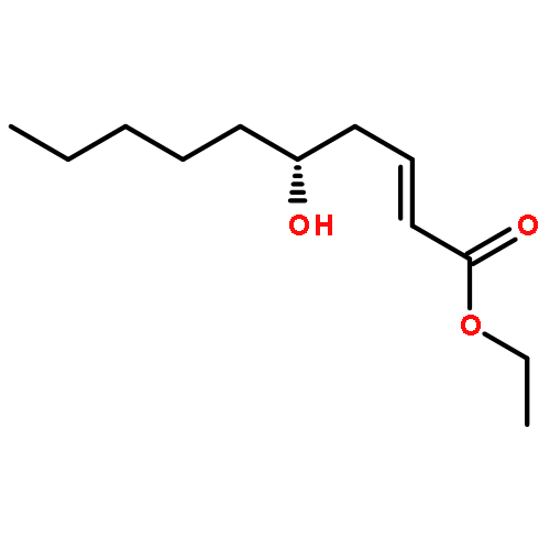 2-DECENOIC ACID, 5-HYDROXY-, ETHYL ESTER, (2E,5R)-