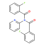 2-fluoro-N-(2-fluorobenzoyl)-N-pyridin-2-ylbenzamide