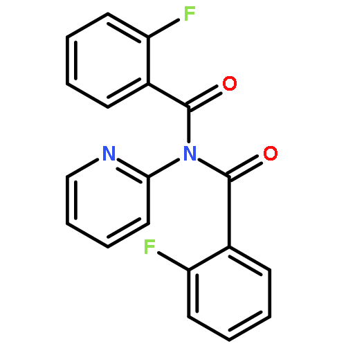 2-fluoro-N-(2-fluorobenzoyl)-N-pyridin-2-ylbenzamide