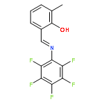 Phenol, 2-methyl-6-[[(pentafluorophenyl)imino]methyl]-