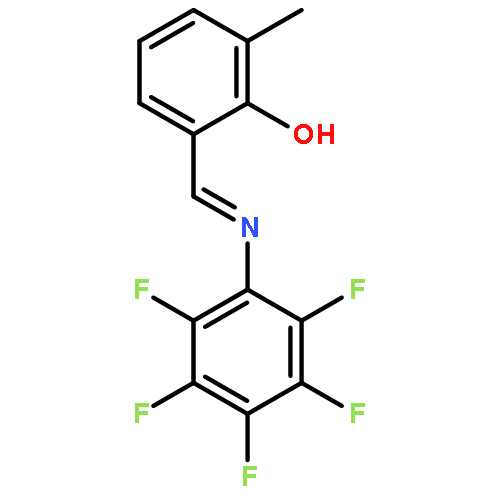 Phenol, 2-methyl-6-[[(pentafluorophenyl)imino]methyl]-