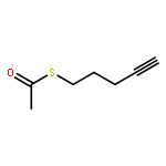 Ethanethioic acid, S-4-pentynyl ester