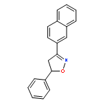 Isoxazole, 4,5-dihydro-3-(2-naphthalenyl)-5-phenyl-