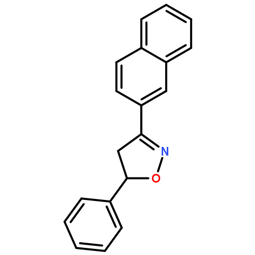 Isoxazole, 4,5-dihydro-3-(2-naphthalenyl)-5-phenyl-