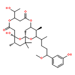 2,6,10,17-Tetraoxatricyclo[11.3.1.11,5]octadecane-7,11-dione,13-hydroxy-9-[(1R)-1-hydroxyethyl]-3-[(1S,4S)-4-(5-hydroxyphenyl)-4-methoxy-1-methylbutyl]-4,14,16,16-tetramethyl-,(1S,3R,4S,5S,9R,13S,14R)-