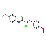 Ethanediimidoyl dichloride, bis(4-methoxyphenyl)-