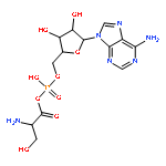 5'-O-[{[(2S)-2-amino-3-hydroxypropanoyl]oxy}(hydroxy)phosphoryl]adenosine