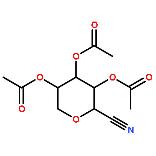 (3S,4S,5R)-2-Cyanotetrahydro-2H-pyran-3,4,5-triyl triacetate (non -preferred name)