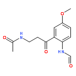 Acetamide,N-[3-[2-(formylamino)-5-methoxyphenyl]-3-oxopropyl]-