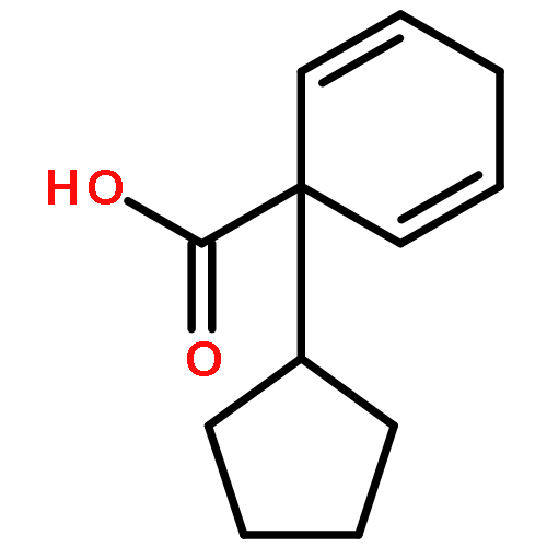 2,5-CYCLOHEXADIENE-1-CARBOXYLIC ACID, 1-CYCLOPENTYL-