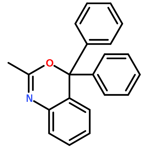 4H-3,1-Benzoxazine, 2-methyl-4,4-diphenyl-