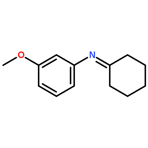 Benzenamine, N-cyclohexylidene-3-methoxy-