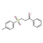 3-[(4-methylphenyl)sulfonyl]-1-phenylpropan-1-one