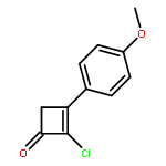 2-Cyclobuten-1-one, 2-chloro-3-(4-methoxyphenyl)-