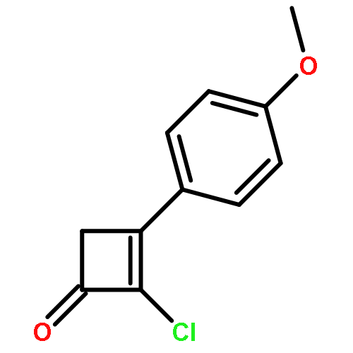 2-Cyclobuten-1-one, 2-chloro-3-(4-methoxyphenyl)-