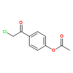 Ethanone, 1-[4-(acetyloxy)phenyl]-2-chloro-