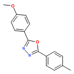 2-(4-methoxyphenyl)-5-(4-methylphenyl)-1,3,4-oxadiazole