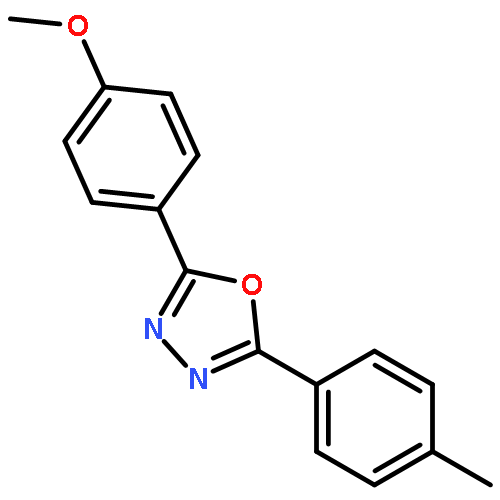 2-(4-methoxyphenyl)-5-(4-methylphenyl)-1,3,4-oxadiazole