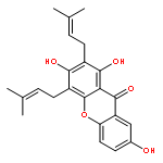 1,3,7-trihydroxy-2,4-bis(3-methylbut-2-en-1-yl)-9H-xanthen-9-one