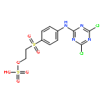 Ethanol,2-[[4-[(4,6-dichloro-1,3,5-triazin-2-yl)amino]phenyl]sulfonyl]-, 1-(hydrogensulfate)