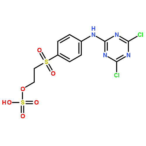 Ethanol,2-[[4-[(4,6-dichloro-1,3,5-triazin-2-yl)amino]phenyl]sulfonyl]-, 1-(hydrogensulfate)