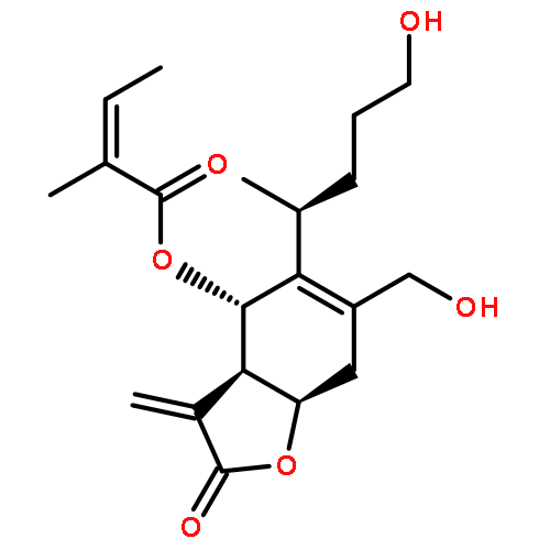 [(3aR,4S,7aR)-6-(hydroxymethyl)-5-[(2S)-5-hydroxypentan-2-yl]-3-methylidene-2-oxo-3a,4,7,7a-tetrahydro-1-benzofuran-4-yl] (Z)-2-methylbut-2-enoate