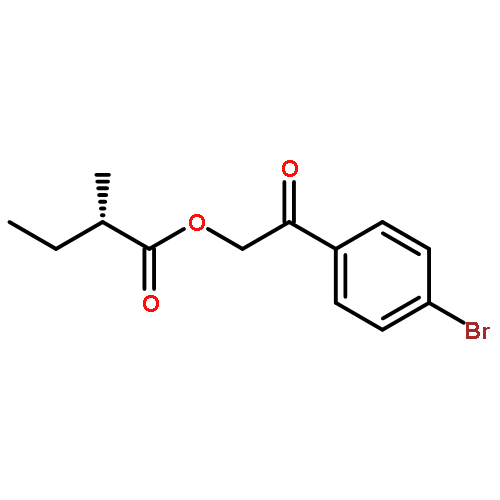 (S)-(+)-2-Methylbutyric acid acid p-bromophenacyl ester