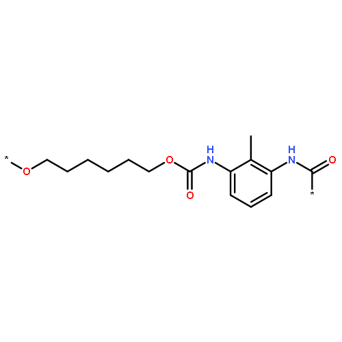 POLY[OXY-1,6-HEXANEDIYLOXYCARBONYLIMINO(METHYL-1,3-PHENYLENE)IMINOCARBONYL]