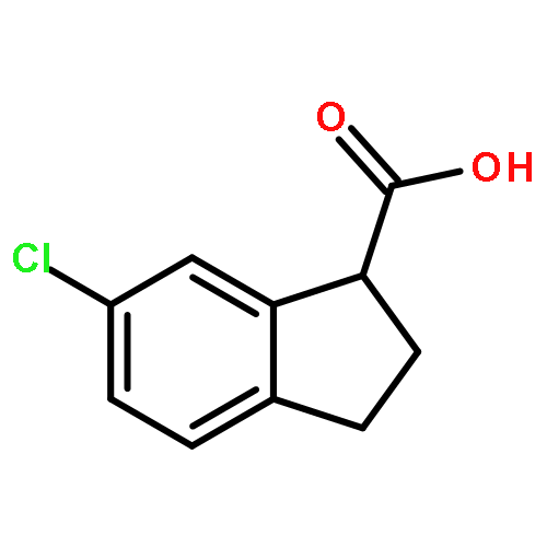 6-Chloro-2,3-dihydro-1H-indene-1-carboxylic acid