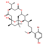 2,6,10,17-Tetraoxatricyclo[11.3.1.11,5]octadecane-7,11-dione,3-[(1S,4S)-4-(2-bromo-5-hydroxyphenyl)-4-methoxy-1-methylbutyl]-13-hydroxy-9-[(1R)-1-hydroxyethyl]-4,14,16,16-tetramethyl-,(1S,3R,4S,5S,9R,13S,14R)-