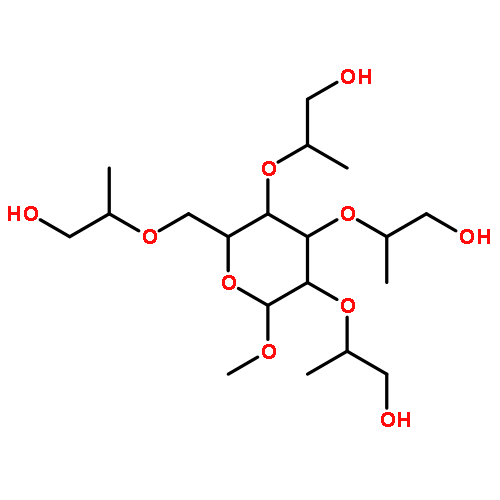 Poly[oxy(methyl-1,2-ethanediyl)],a-hydro-w-hydroxy-, ether with methylD-glucopyranoside (4:1)