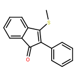 3-METHYLSULFANYL-2-PHENYLINDEN-1-ONE