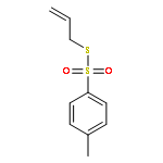 BENZENESULFONOTHIOIC ACID, 4-METHYL-, S-2-PROPENYL ESTER