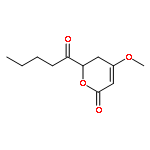 (S)-5,6-Dihydro-4-methoxy-6-(1-oxopentyl)-2H-pyran-2-one