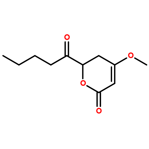 (S)-5,6-Dihydro-4-methoxy-6-(1-oxopentyl)-2H-pyran-2-one