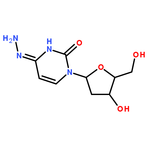 1-(2-deoxy-alpha-D-erythro-pentofuranosyl)-4-hydrazinylpyrimidin-2(1H)-one