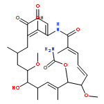 13,22-dihydroxy-8,14-dimethoxy-4,10,12,16-tetramethyl-3,19,20-trioxo-2-azabicyclo[16.3.1]docosa-1(21),4,6,10,18(22)-pentaen-9-yl carbamate