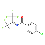 Benzamide, 4-chloro-N-[2,2,2-trifluoro-1-(trifluoromethyl)ethylidene]-