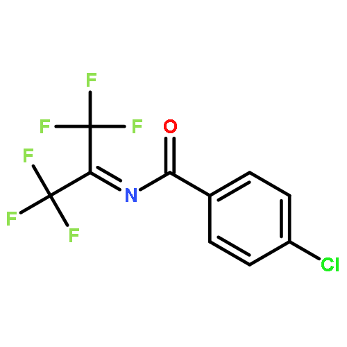 Benzamide, 4-chloro-N-[2,2,2-trifluoro-1-(trifluoromethyl)ethylidene]-