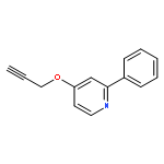 PYRIDINE, 2-PHENYL-4-(2-PROPYNYLOXY)-