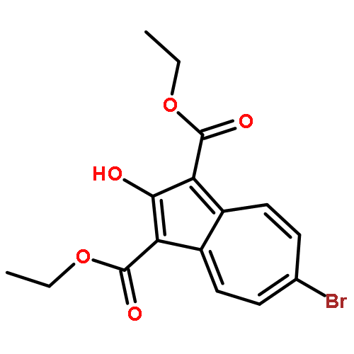 1,3-Azulenedicarboxylic acid, 6-bromo-2-hydroxy-, diethyl ester