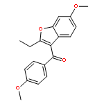 Methanone, (2-ethyl-6-methoxy-3-benzofuranyl)(4-methoxyphenyl)-