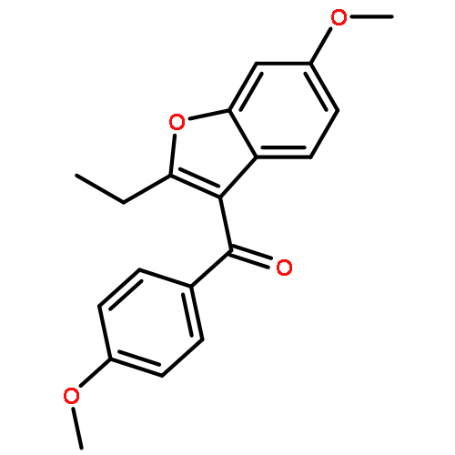 Methanone, (2-ethyl-6-methoxy-3-benzofuranyl)(4-methoxyphenyl)-