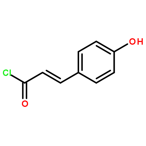 2-PROPENOYL CHLORIDE, 3-(4-HYDROXYPHENYL)-