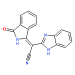 Alpha-(2,3-dihydro-3-oxo-1h-isoindol-1-ylidene)-1h-benzimidazole-2-acetonitrile